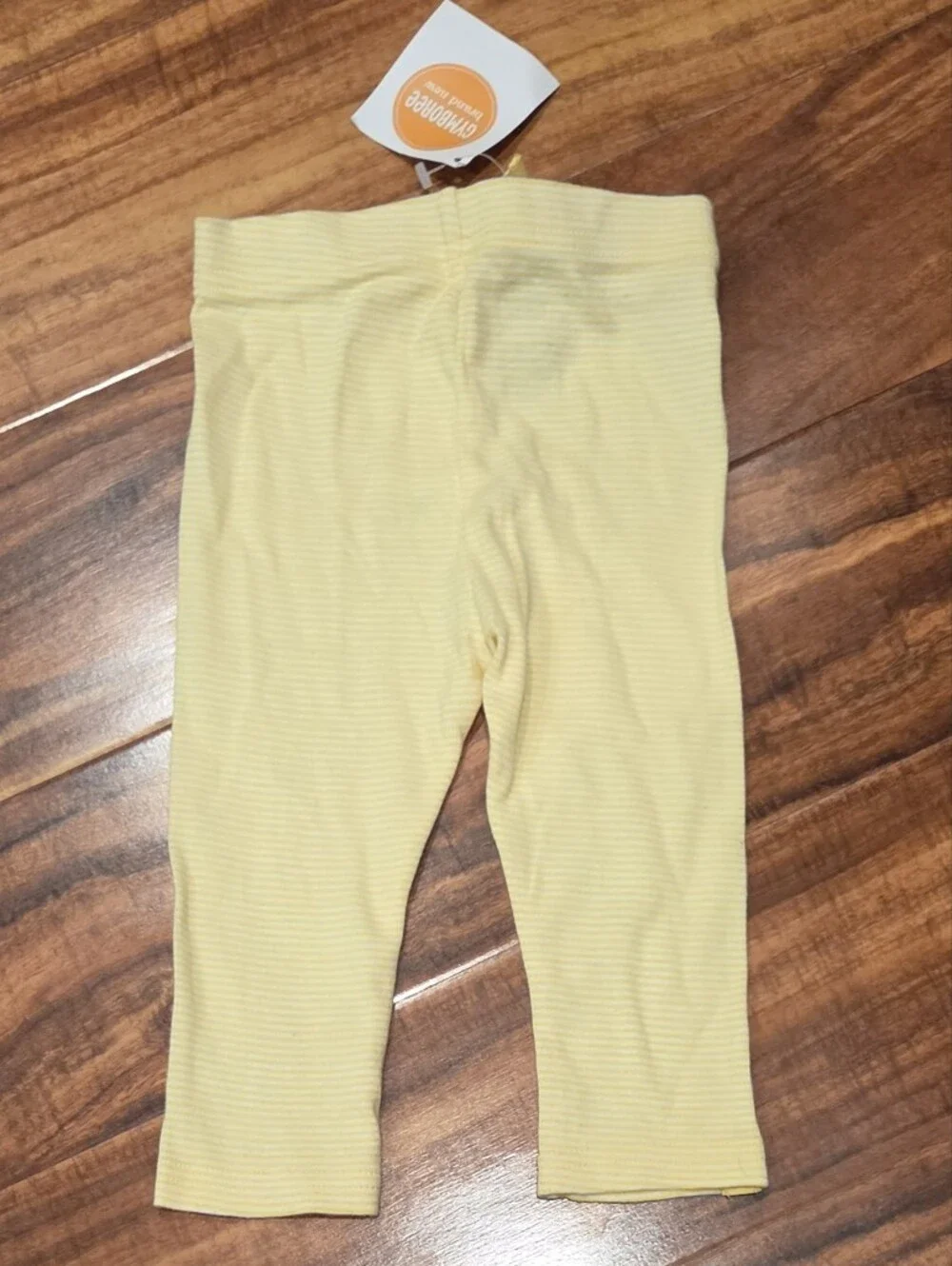 Gymboree NWT 6-12 Months Yellow Striped Crab Romper and Leggings